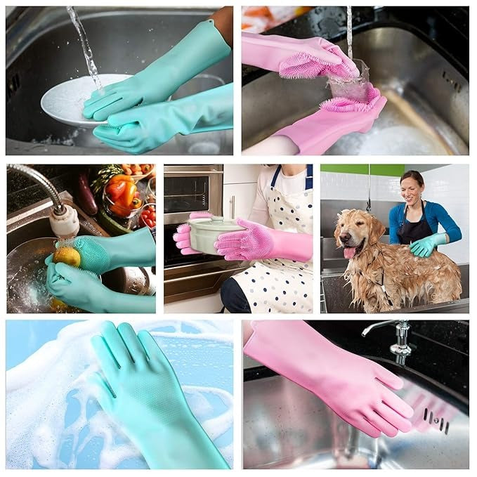 Silicone Cleaning Gloves – Durable, Flexible & Multi-Purpose