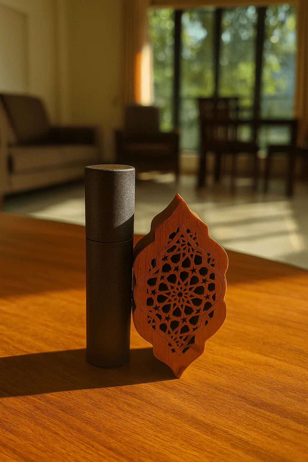 Mini Oud Stick with Wooden Air Freshener Box