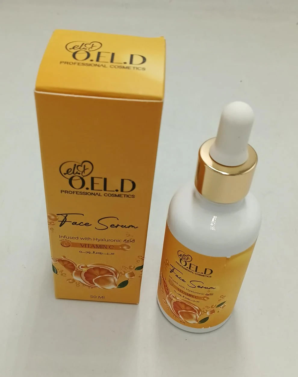 O.E.L.D Professional Cosmetics Vitamin C Face Serum – Infused with Hyaluronic Acid (50ml)
