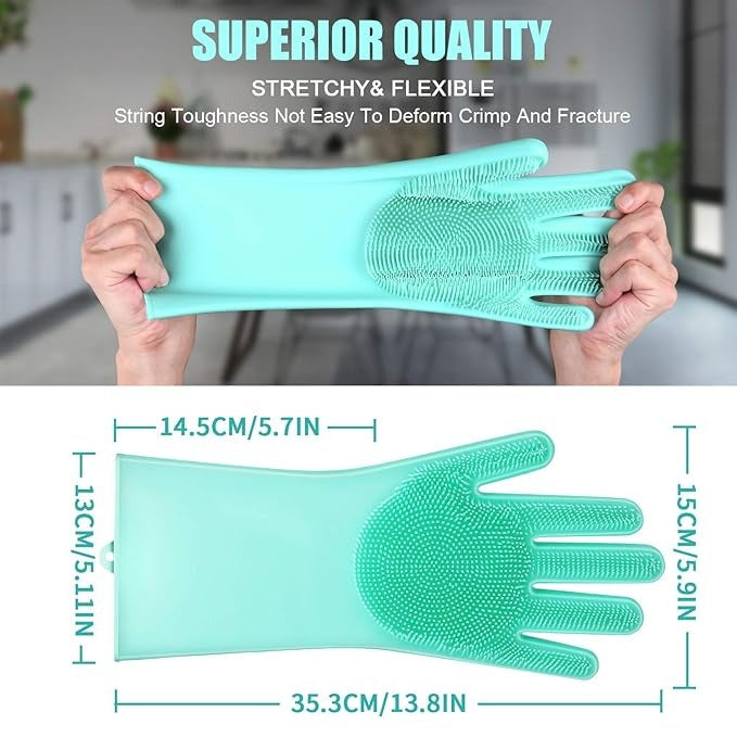 Silicone Cleaning Gloves – Durable, Flexible & Multi-Purpose