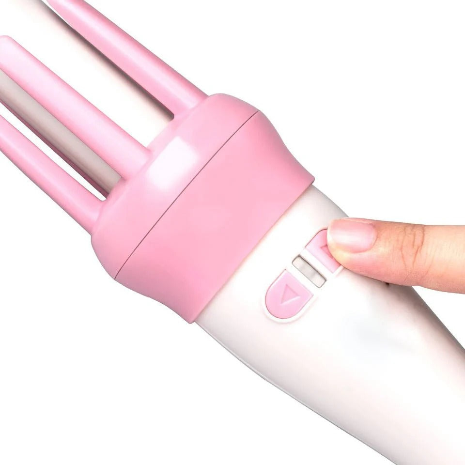 Beauty Hair Styling Brush – A 2-in-1 electric hot air brush for smoothing, curling, and volumizing hair with included clips and comb for salon-style results at home.