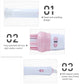 Beauty Hair Styling Brush – A 2-in-1 electric hot air brush for smoothing, curling, and volumizing hair with included clips and comb for salon-style results at home.